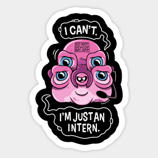 Glootie the Intern Sticker